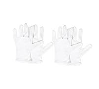 Jeorywoet 2pair Coton Gants Gants Gants de Doublure Extensible pour Bijoux Argent en Argent Inspection Manipuler Art s Blanc, Gants d'inspection