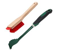 Jeorywoet Brosse de Pont, Gratte-Ciel de Pont Tondeuse et Brosse à récurer, Poil à la Tondeuse Gazon Portable et Pratique avec Jardin extérieur pour Le Jardin extérieur