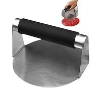 Jeorywoet Burger Press, Burger Smasher avec poignée de 5, 51 Pouces en Acier Inoxydable Presse Multi-Fonctionnel grillon Rond de Viande Ronde Galette pour Cuisine pour la Cuisine à Domicile