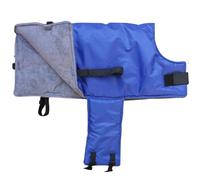 Jeorywoet Couverture de Veau imperméable et Chaude pour bétail, Couverture de chèvre avec Bandes réfléchissantes, Bande Fixation Coupe-Vent