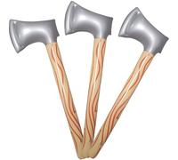 Jeorywoet Hache Gonflable réaliste de 23 Pouces, 3 pièces, Jouets gonflables en PVC étanches avec Valve, Accessoires légers portatifs d'halloween pour Cospaly