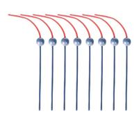 Jeorywoet Jouets de Remplacement de Baguette Chat, 8 pièces, Jouet interactif motorisé pour Chaton, Recharge Baguette Teaser en Plastique pour Chaton d'intérieur, Jeu et Exercice