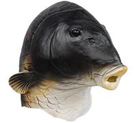 Jeorywoet Masque Halloween Masque en Latex de Poisson Effrayant 11.8x15.8x13.4 Animal Full Head Masque réaliste Masque d'horreur pour Adulte avec des Trous de Ventilation