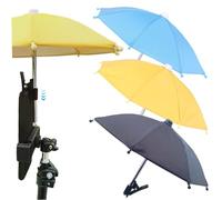 Jeorywoet Parapluie de téléphone 3PCS Téléphone anti-glare Soleil Clip Clip-on 11in Uled Phone Phone Outdoor Téléphone pour vivre des accessoires de téléphone en streaming, l'ombre du téléphone