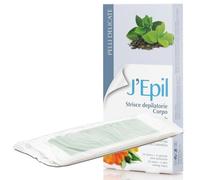J'Epil Bandes Dépilatoire Corps Pour Peaux Délicates Thé Vert Et Calendula X20