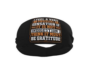 J'Éprouve Une Sensation Très Inhabituelle ; Si Ce n'est Pas Une Indigestion, Je Crois Que C'est De La Gratitude. Homme Femme Bandeaux De Sport Doux Bandeaux Absorbe La Transpiration Serre Tete