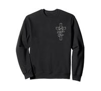 Jeremiah 29:11 Dieu a Un Plan vers de Croix chrétienne Sweatshirt