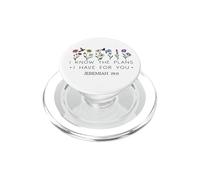 Jeremiah 29:11 for I Know The Plans I Have for You Bible PopSockets PopGrip pour MagSafe