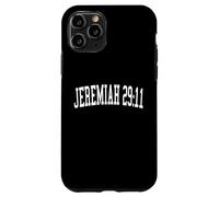 Jeremiah 29:11 Verse biblique Christian Distressed Varsity Coque pour iPhone 11 Pro