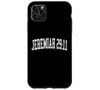 Jeremiah 29:11 Verse biblique Christian Distressed Varsity Coque pour iPhone 11 Pro Max