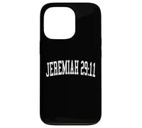 Jeremiah 29:11 Verse biblique Christian Distressed Varsity Coque pour iPhone 13 Pro
