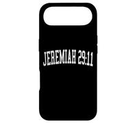 Jeremiah 29:11 Verse biblique Christian Distressed Varsity Coque pour iPhone Air