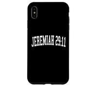 Jeremiah 29:11 Verse biblique Christian Distressed Varsity Coque pour iPhone XS Max