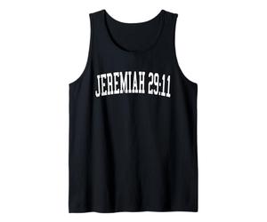 Jeremiah 29:11 Verse biblique Christian Distressed Varsity Débardeur