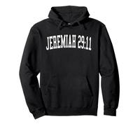 Jeremiah 29:11 Verse biblique Christian Distressed Varsity Sweat à Capuche