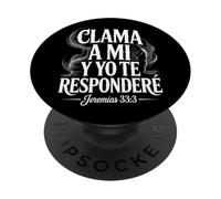 Jeremiah 33:3 - Call to Me and I Will Answer You PopSockets PopGrip Adhésif