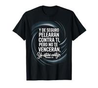 Jeremías 1:19 Espagnol - « No Te Vencerán, Yo Estaré Contigo » T-Shirt