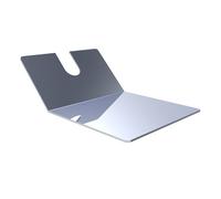 Jeremias DW Vision Plaques d'évacuation d'eau pour supports muraux type III Brossé