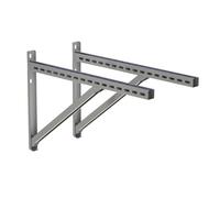 Jeremias DW Vision Support mural et traverse Type III 750 mm brossé