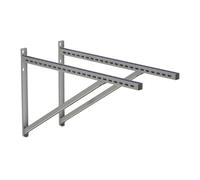 Jeremias DW Vision Support mural et traverse Type IV 1030 mm Brossé