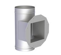 Jeremias EW-FU 1,0 Raccordement du régulateur de tirage pour le limiteur de tirage Jeremias ZUK250SG Ø 250 mm