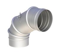 Jeremias EW-FU Coude orientable de 0 à 90°, avec volet d'inspection, Ø 100 mm