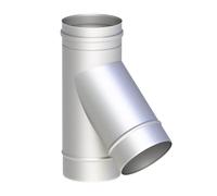 Jeremias EW-FU Raccord en T 45° avec nez d'eau (soudé à la main) Ø 100 mm