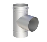 Jeremias EW-FU Raccord en T 87° avec nez d'eau (soudé à la main) Ø 120 mm