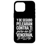Jérémie 1:19 - « Dios Está Contigo Siempre » Coque pour iPhone 16 Pro Max