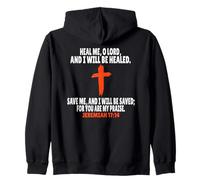 Jérémie 17:14 Écriture des versets de la Bible Sweat à Capuche