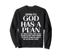 Jérémie 29 11 Dieu a Un Plan : Bible chrétienne, versets et Foi Sweatshirt