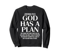 Jérémie 29 11 Dieu a Un Plan : Bible chrétienne, versets et Foi Sweatshirt