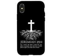 Jérémie 29:11 Verset de la Bible chrétienne Arbre Croix de Jésus Coque pour iPhone X/XS