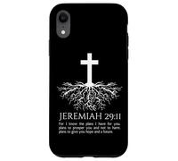 Jérémie 29:11 Verset de la Bible chrétienne Arbre Croix de Jésus Coque pour iPhone XR