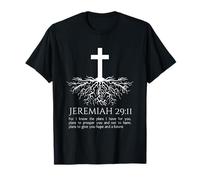 Jérémie 29:11 Verset de la Bible chrétienne Arbre Croix de Jésus T-Shirt