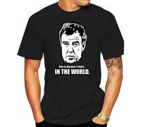 Jeremy Clarkson Men's T-Shirt Unisex Black Cotton Print Tee Shirts XXL