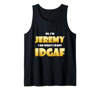 Jeremy Costume IDGAF Funny Meme Halloween Costume for Jeremy Débardeur