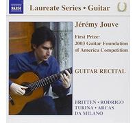 JEREMY JOUVE - VARIOUS GUITAR RECITAL - CD - G4z