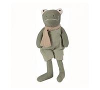 Jeremy La Grenouille Peluche En Coton Tricote