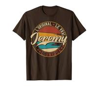 Jeremy L'Original Le Vrai L'Unique Hommes & Garçons T-Shirt, Homme, Marron, S