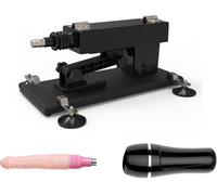 Jeremy Machine sexuelle télécommandée - Machine à baiser unisexe avec moteur puissant, gode et chatte de poche - Machine à baiser