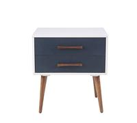 Jeremy Table de chevet Blanc Voir ci-dessous