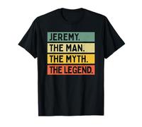 Jeremy The Man The Myth The Legend Citation personnalisée T-Shirt