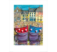 Jeremy Thompson (Padstow Boats 60 x 80 cm Toile Imprimée