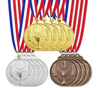 Jerhyun 12 Pièce Medaille, Médailles en Métal Convient Tous Types D'événements Sportifs, Concours D'orthographe (Style A)