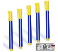 Jerhyun Stylo Billet Banque Faux Bleu, Flexible et Portable Feutre Billet de Banque Applicable Devises Telles Dollar Américain, L'euro, Livre Sterling, Yen Japonais Won Sud-Coréen (5)