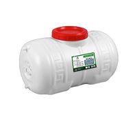 Jericane Eau 150 litres Blanche Bidon d'eau Grande Capacité Réservoir d'eau avec Spigot Réserve d'eau pour l'eau Domestique d'urgence Seau d'eau Réservoir Cylindrique d'eau De Voiture avec Couverture