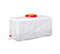 Jericane eau 50L/96L/150L/220L Qualité Alimentaire Blanc Réservoir De Stockage D'eau épaissie，Récipient De Véhicule Extérieure，le Camping Réservoir De Stockage D'eau，multi-tailles Et Multi-(Size:220L)