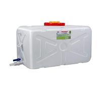 Jericane eau 50L/96L/150L Réservoir En Matière Plastique De Qualité Alimentaire Des Ménages Surdimensionné Baignoire épaisse De L'eau Du Réservoir Rectangulaire Horizontal Extérieur Grand Ré(Size:50L)