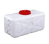 Jericane Eau Réservoir d'eau en Plastique De Qualité 25L/30L/45L/75L/110L/155L/200L，Blanc Bidons pour Carburants Alimentaire avec，Réservoir d'eau Car Portable，Eau Potable Conteneur pour(Size:45L)